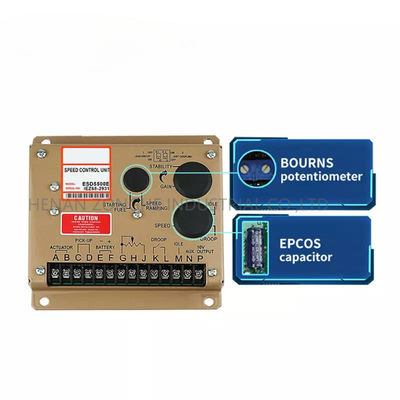 واحد کنترل سرعت ناهموار قطعات دیزل ژنراتور OEM ESD5500E