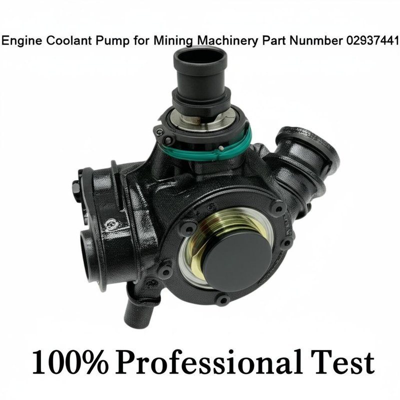 پمپ خنک کننده موتور بالا برای ماشین آلات معدن قسمت شماره 02937441 100% آزمون حرفه ای